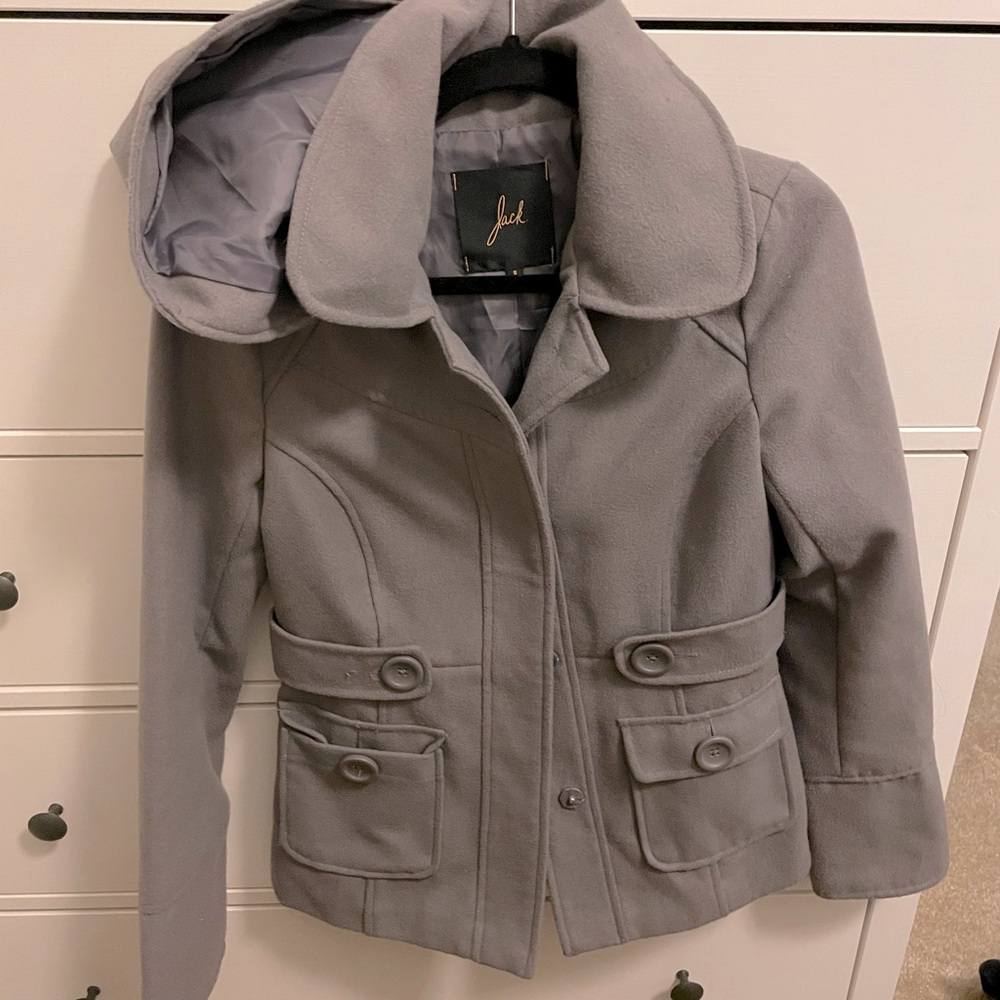 Short Coat with Hood